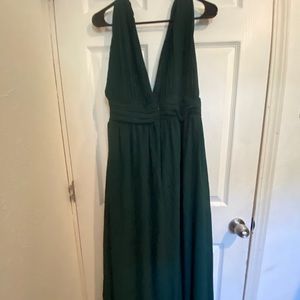 Heavenly Hues Forest Green Maxi Dress